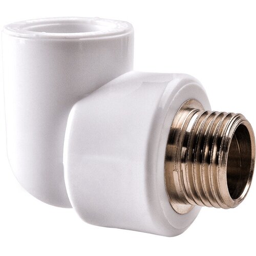 Угол полипропиленовый РВК комбинированный 32 мм х 1/2 НР(ш) (033795)