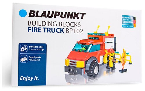 Конструктор Blaupunkt Building Block BP102 Пожарная машина, 109 дет.
