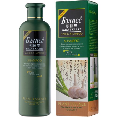 Шампунь против выпадения волос с экстрактом чеснока