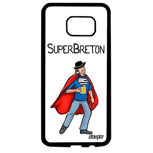 фото Чехол для телефонов samsung galaxy s7 edge, "супербретонец" герой шутка utaupia