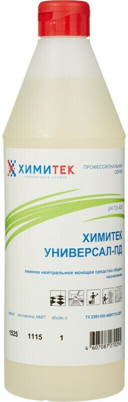 Универсальное чистящее средство Профхим универсал нейтрал д/поверхн и пола химитек/универсал-пд, 1л