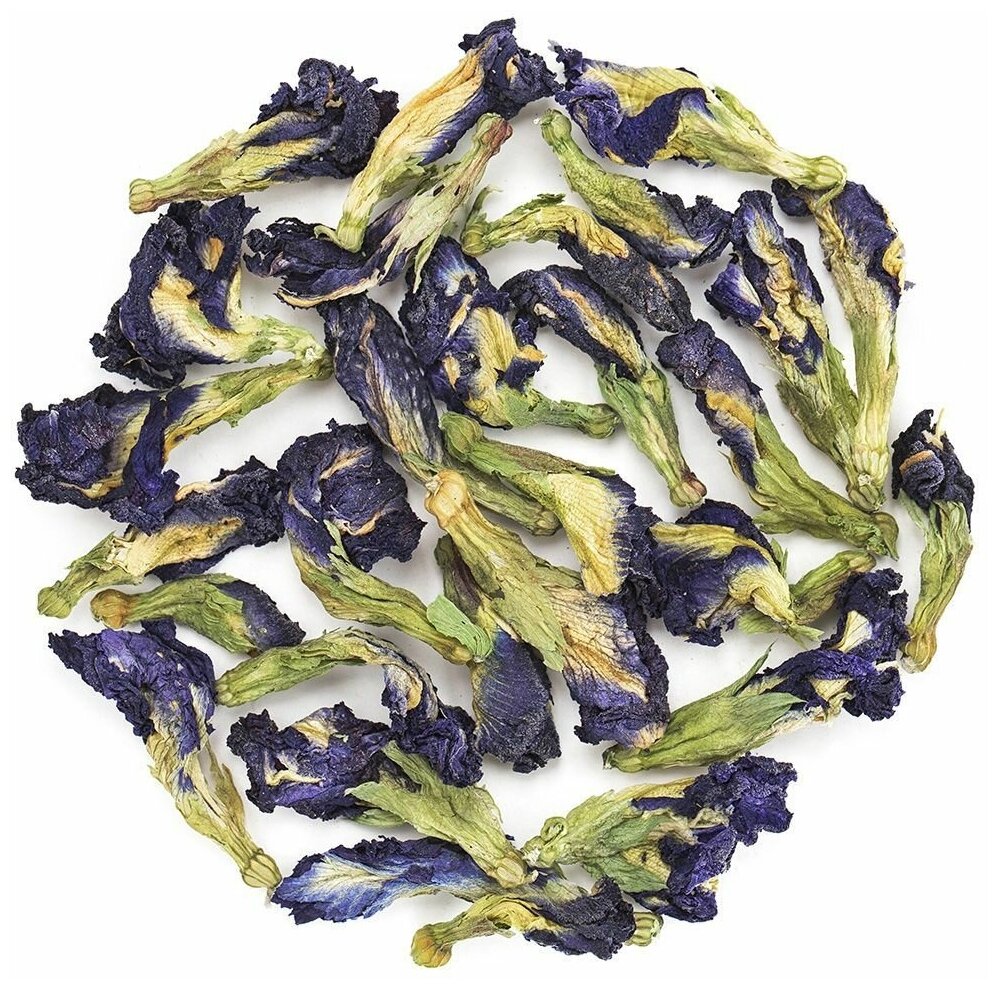 Вкусный ароматный качественный анчан тайский синий ЧАЙ (Чанг Шу, пурпурный чай) 50г - фотография № 2