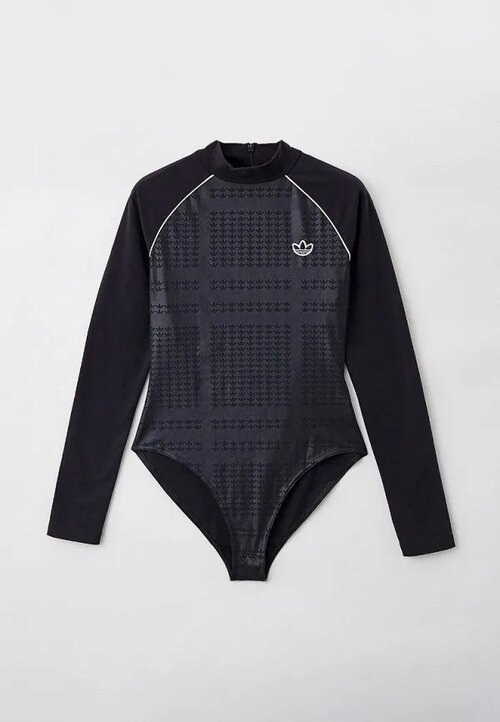 Купальник  adidas Originals, размер 34, черный