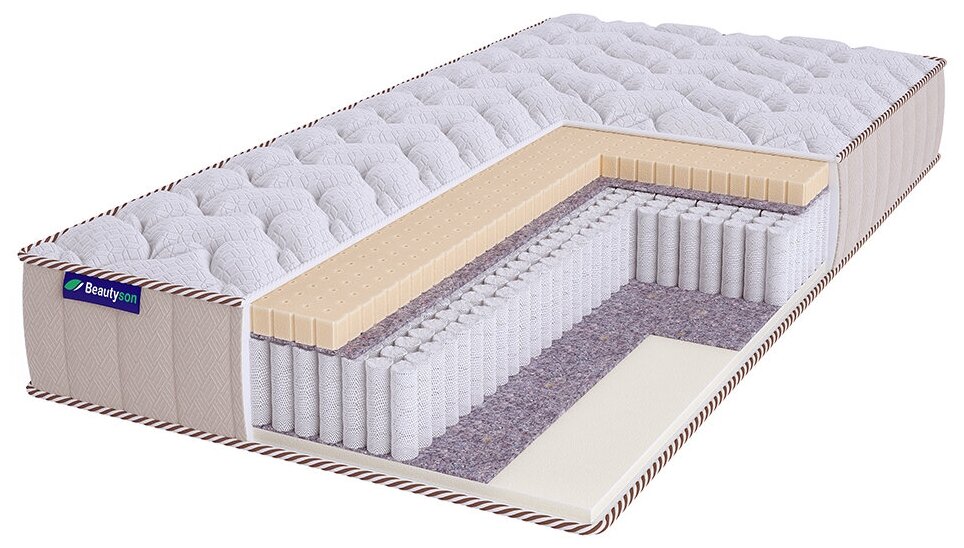 Матрас Beautyson Roll Spring Soft Latex 3 S1200 Lux 80х200