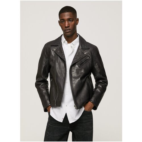 фото Куртка для мужчин, pepe jeans london, модель: pm402608, цвет: черный, размер: 52(xl)