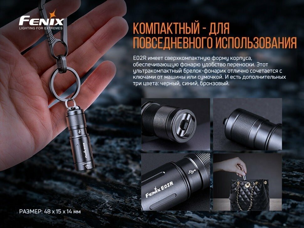 Набор фонарей Fenix TK16V20 + E02R, TK16V20E02R - фото №5