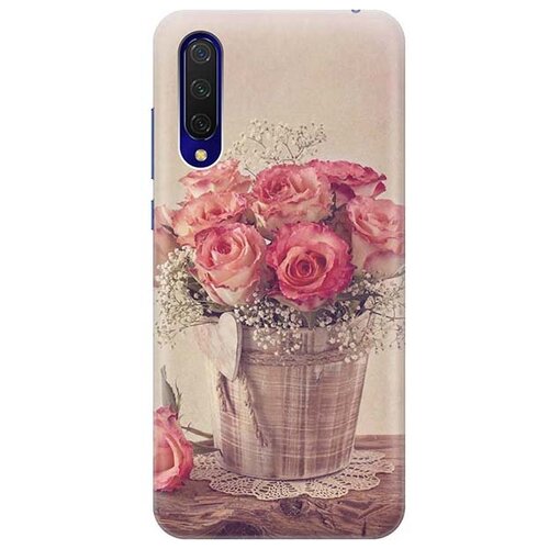 фото Чехол - накладка artcolor для xiaomi mi 9 lite / cc9 с принтом "винтажные розы" re:pa