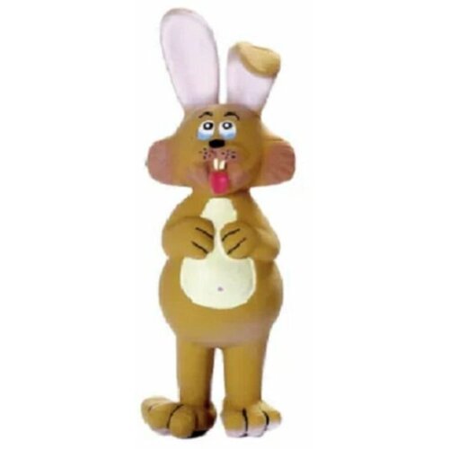 Кролик игрушка для собак с пищалкой, 23 см