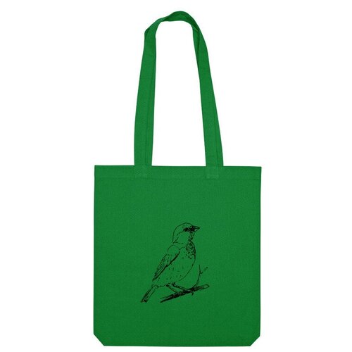 фото Сумка шоппер us basic, зеленый