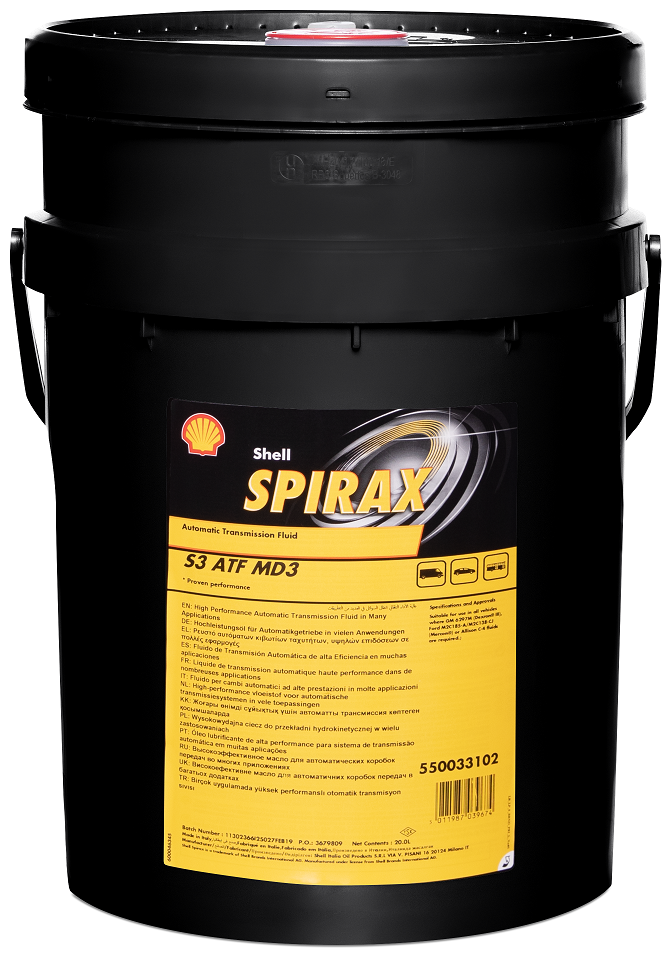 Spirax S3 Atf Md3, 20 Л Shell арт. 550033102