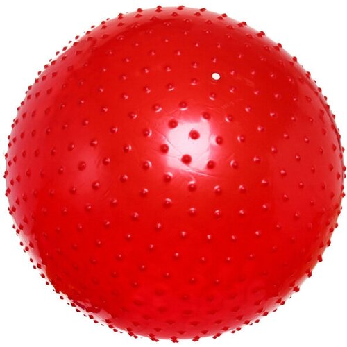 Фитбол Sportage 55 см массажный 600гр, красный мячи bradex мяч для фитнеса массажный фитбол 65 плюс