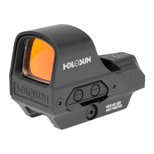 Коллиматорный прицел Holosun OpenElite HE510C/HE510C-GR, черный/зеленая марка