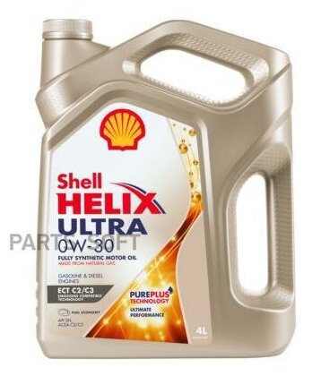 Масло моторное SHELL Helix Ultra ECT 0W-30 4л. SHELL / арт. 550046375 - (1 шт)