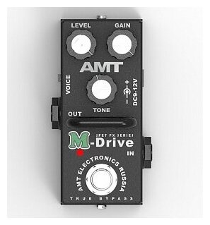 AMT Electronics MD-2 M-Drive mini Гитарная педаль перегруза