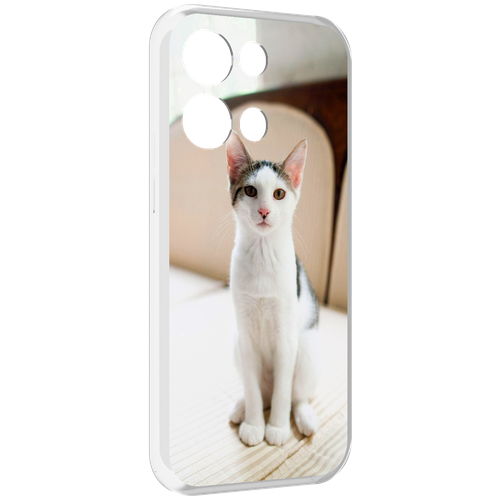 Чехол MyPads порода кошка эгейская для OPPO Reno8 Pro задняя-панель-накладка-бампер чехол mypads бетман и кошка для oppo reno8 pro задняя панель накладка бампер