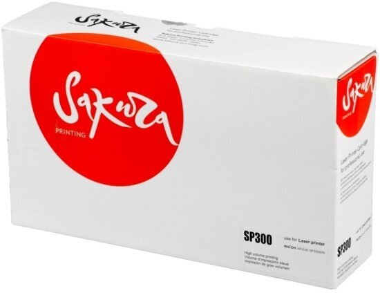 Картридж Sakura Printing SP300 для Ricoh Aficio SP300DN, черный, 1 500 к.