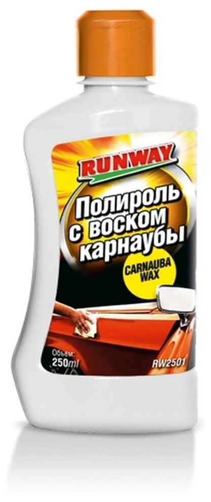 Полироль с карнаубой 250мл Runway RW2501