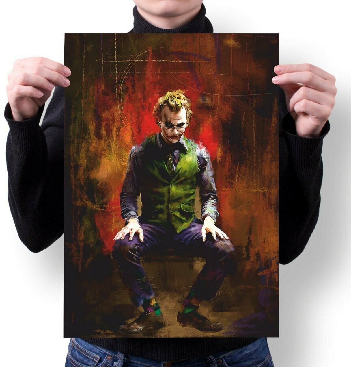 Плакат BUGRIKSHOP А4 принт "Джокер, Joker" - J0009