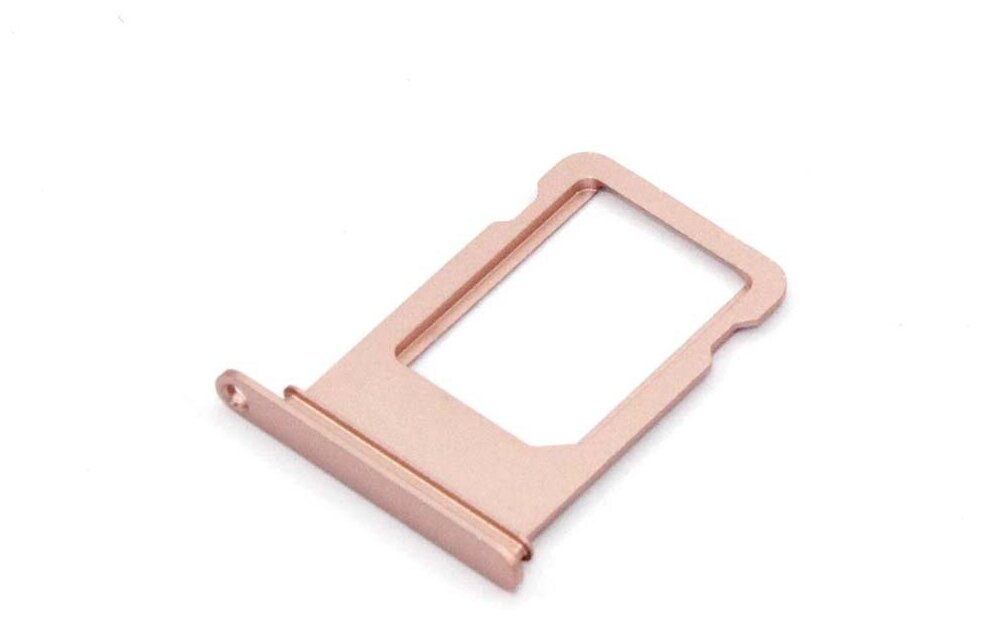 Держатель (лоток) SIM карты для Apple iPhone 7 розовое золото