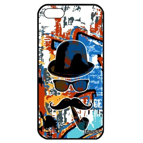 фото Чехол для мобильного apple iphone 5 5s se, "мистер усы" портрет чарли utaupia