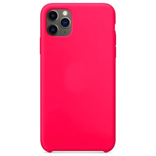 фото Силиконовый чехол silicone case для iphone 11, ярко-розовый grand price