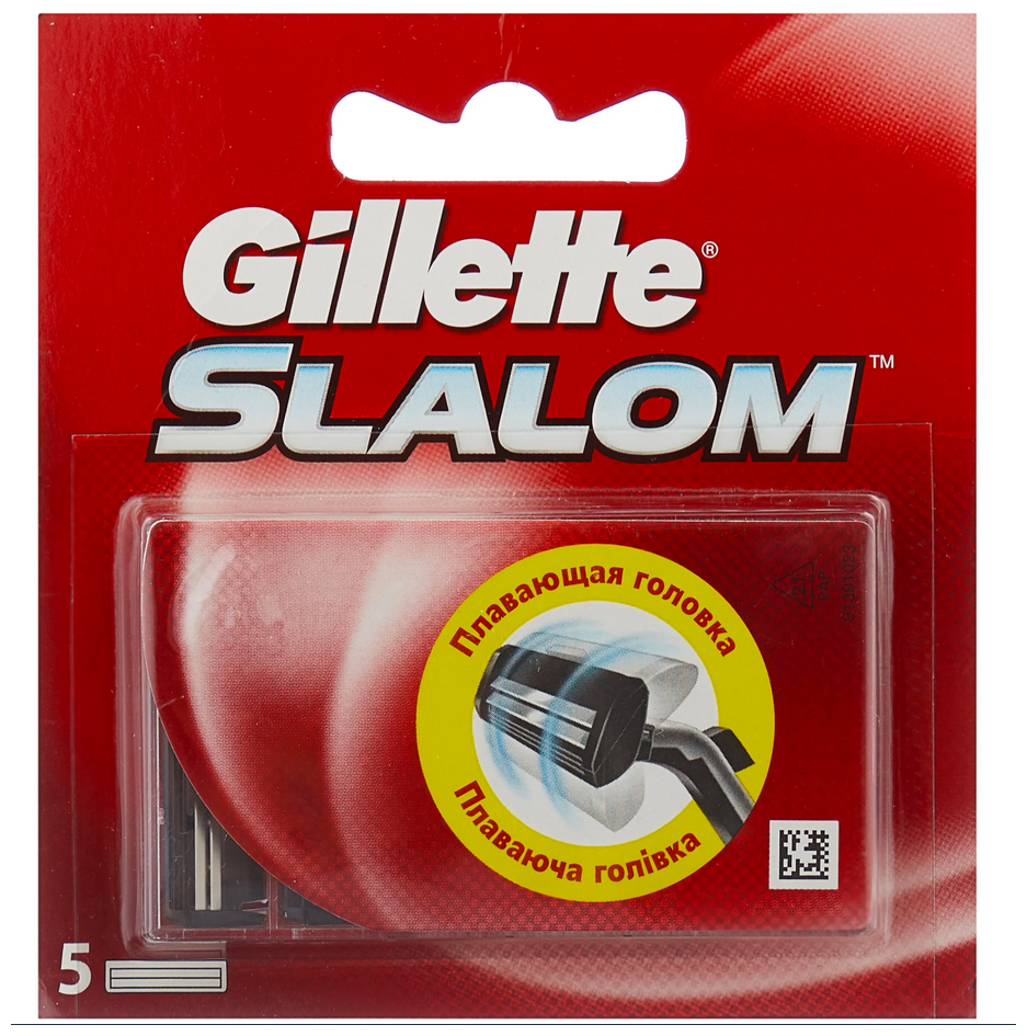 Сменные кассеты Gillette Slalom, 5 шт.