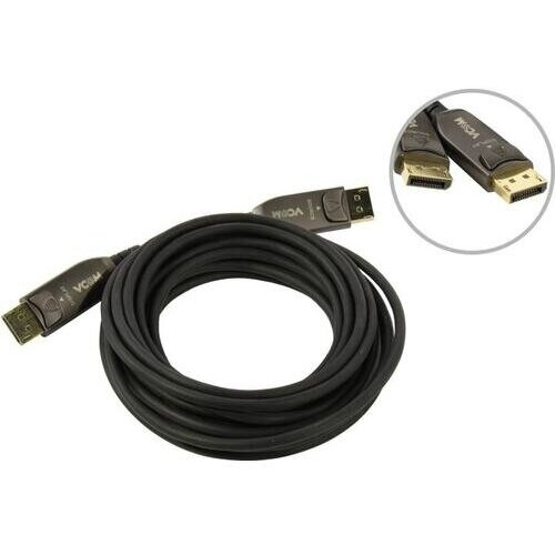 Оптический активный кабель DisplayPort -> DisplayPort Vcom D3751-5м кабель displayport displayport 1 5м vcom cg651 1 5