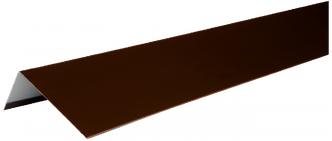 Наличник оконный металлический полиэстер Технониколь Hauberk 1250 мм коричневый RAL 8017