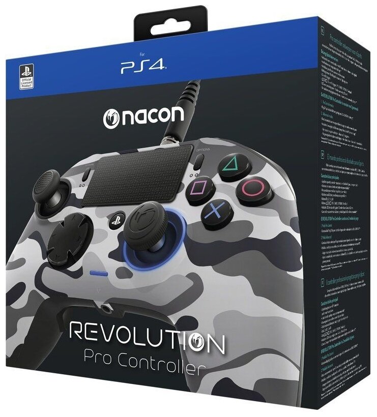 Геймпад проводной Nacon Revolution Pro Controller, черный