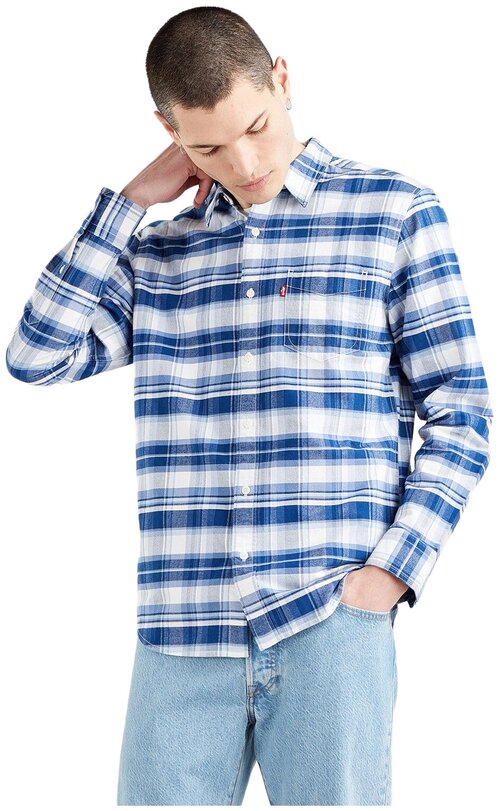 Рубашка Levis, размер S, синий
