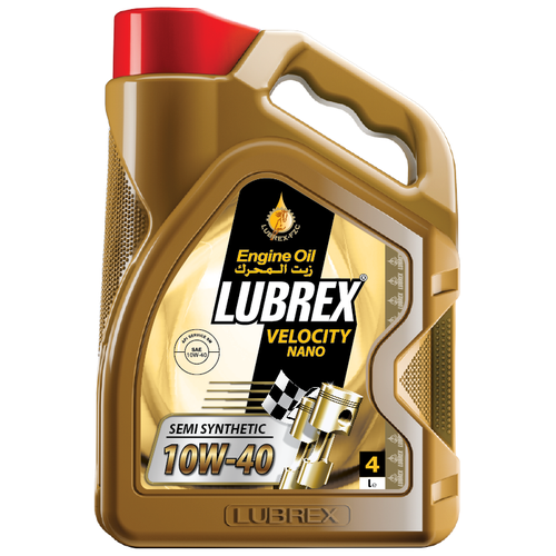 Масло моторное полусинтетическое LUBREX VELOCITY NANO 10W-40, 4 л