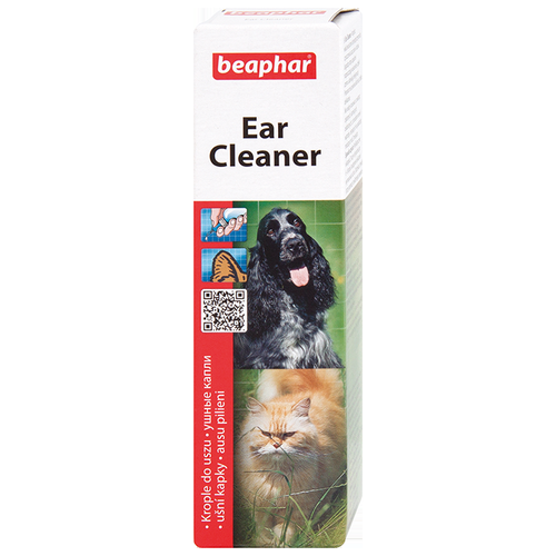 Капли -капли Beaphar Ear-Cleaner для чистки ушей у кошек и собак , 50 мл , 100 г ear cleaner для ухода за ушами 50мл