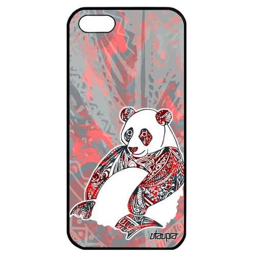 фото Чехол на телефон iphone 5 5s se, "панда" тибет детеныш utaupia