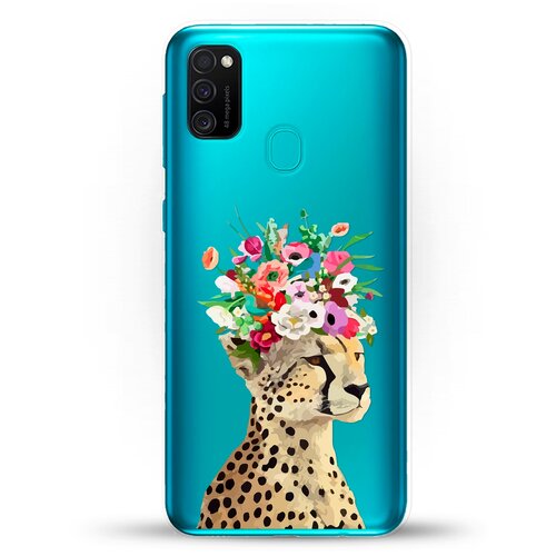 фото Силиконовый чехол леопард на samsung galaxy m21 andy & paul