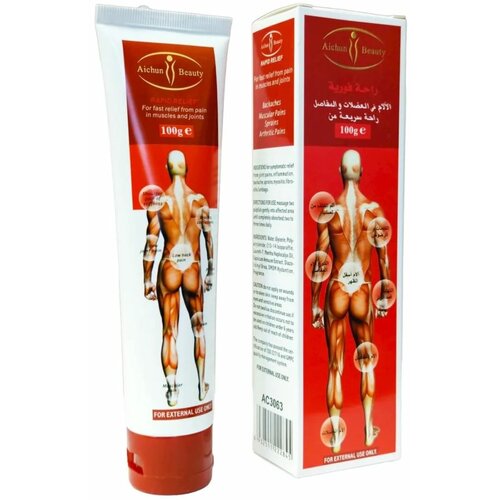 Aichun Beauty Крем для тела (красный) Rapid Relief Обезболивающий 