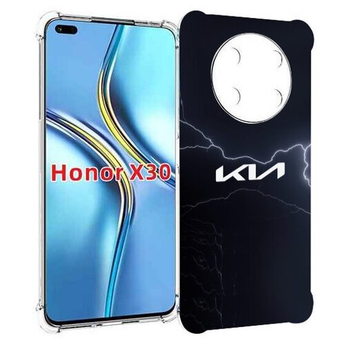 Чехол MyPads kia киа 2 для Honor X30 / Magic4 Lite 5G задняя-панель-накладка-бампер