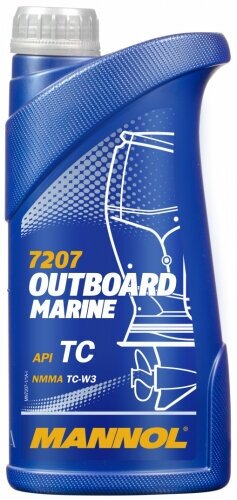Моторное масло Mannol Outboard Marine полусинтетическое 1 л