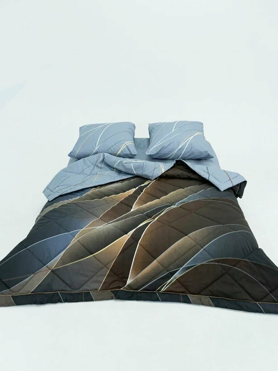 Комплект с одеялом DonCotton "Поток", 1.5 спальный - фотография № 2