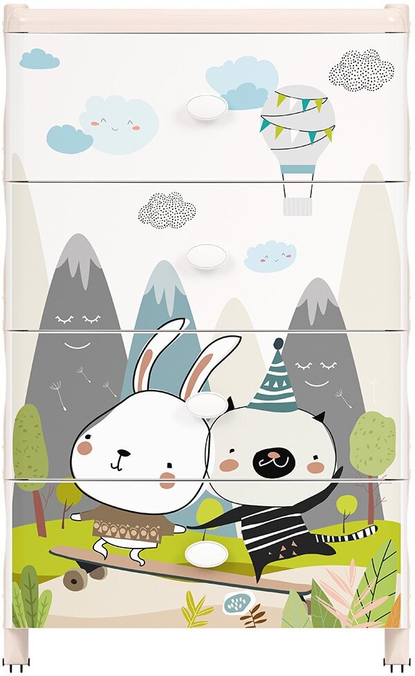 фото Бельевой комод Альтернатива Мульти-пульти (широкий) М2265