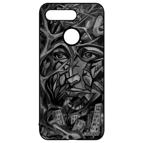 фото Чехол для мобильного honor v20 / view 20, "взгляд" лицо абстракция utaupia