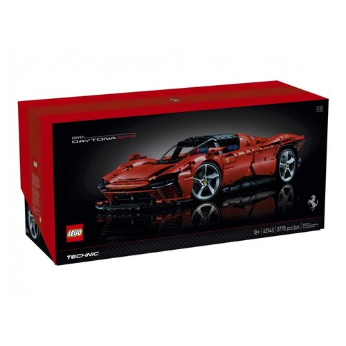 lego technic 42143 ferrari daytona sp3 Конструктор LEGO Technic 42143 Ferrari Daytona SP3, 3778 дет.