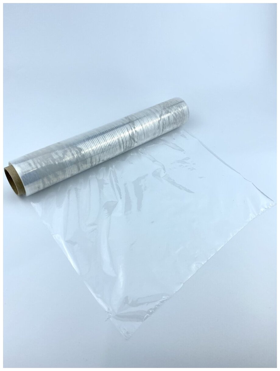 Стрейч плёнка багажная (прозрачная) 30м — фото 1