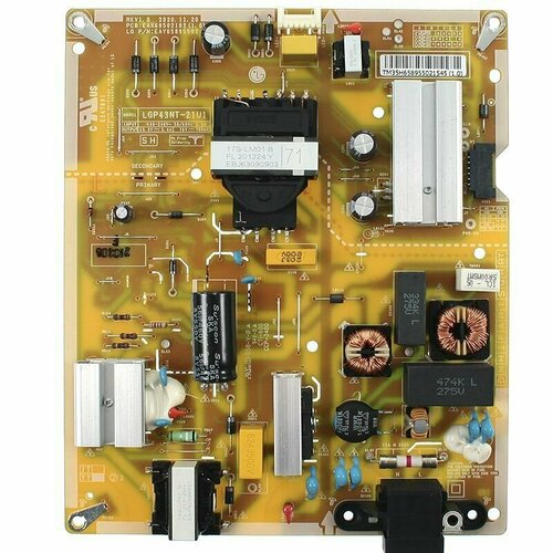 EAX69502102 EAY65895502 LGP43NT-21U1 блок питания для телевизора LG 300000₽