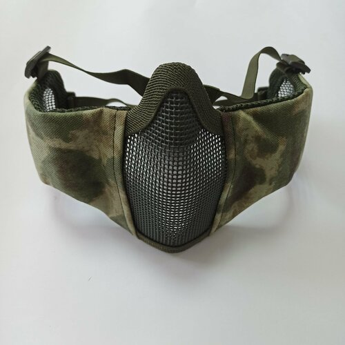 Маска защитная WoSporT облегчённая с защитой ушей МОХ маска защитная wosport с ушами олива