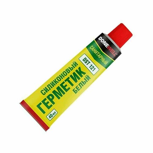 Силиконовый санитарный герметик Donewell DST-121 40 мл белый 225₽