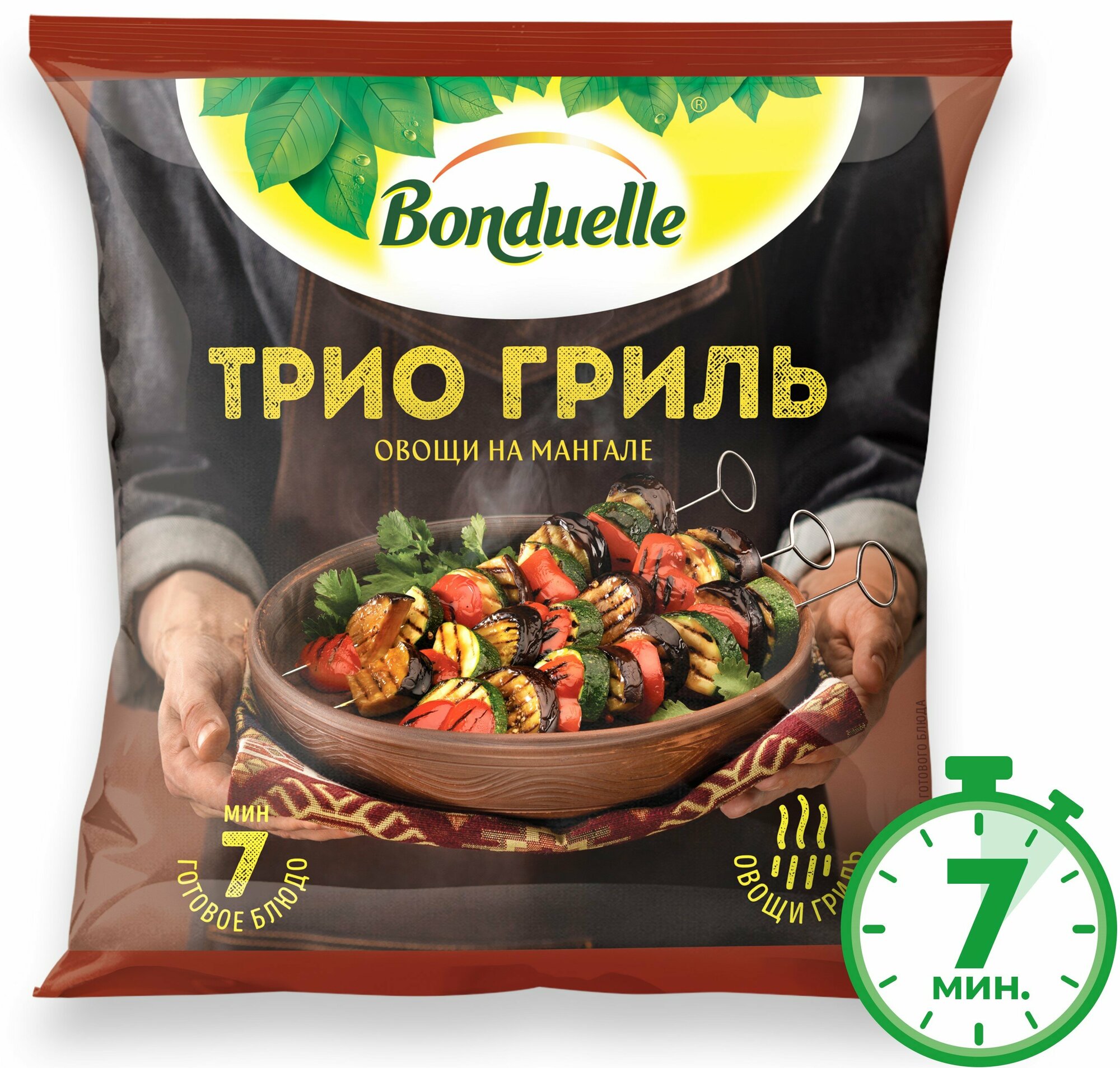 Овощи Bonduelle Трио гриль, смесь замороженная, 400 г