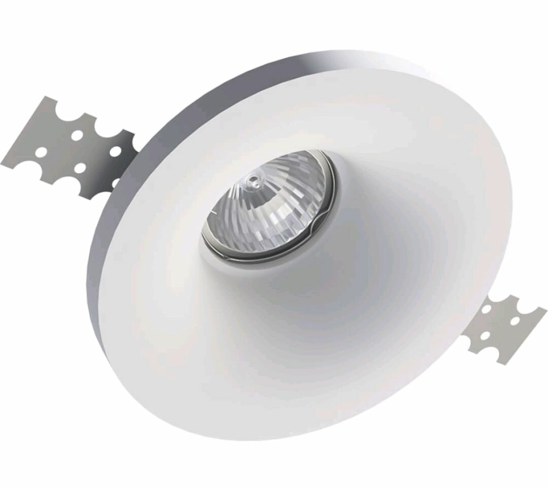 Встраиваемый гипсовый светильник потолочный  точечный  белый SGS9