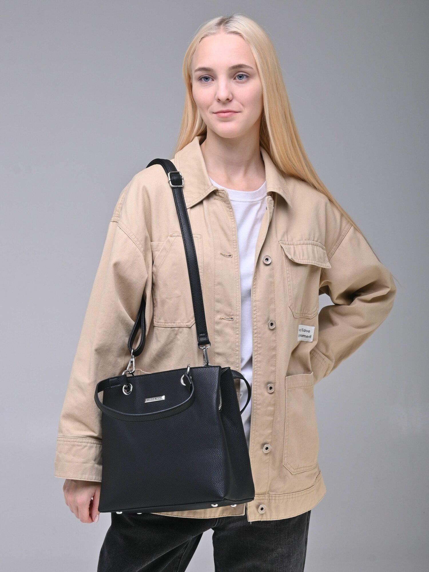 Сумка кросс-боди Daniele Patrici, черный — фото 1