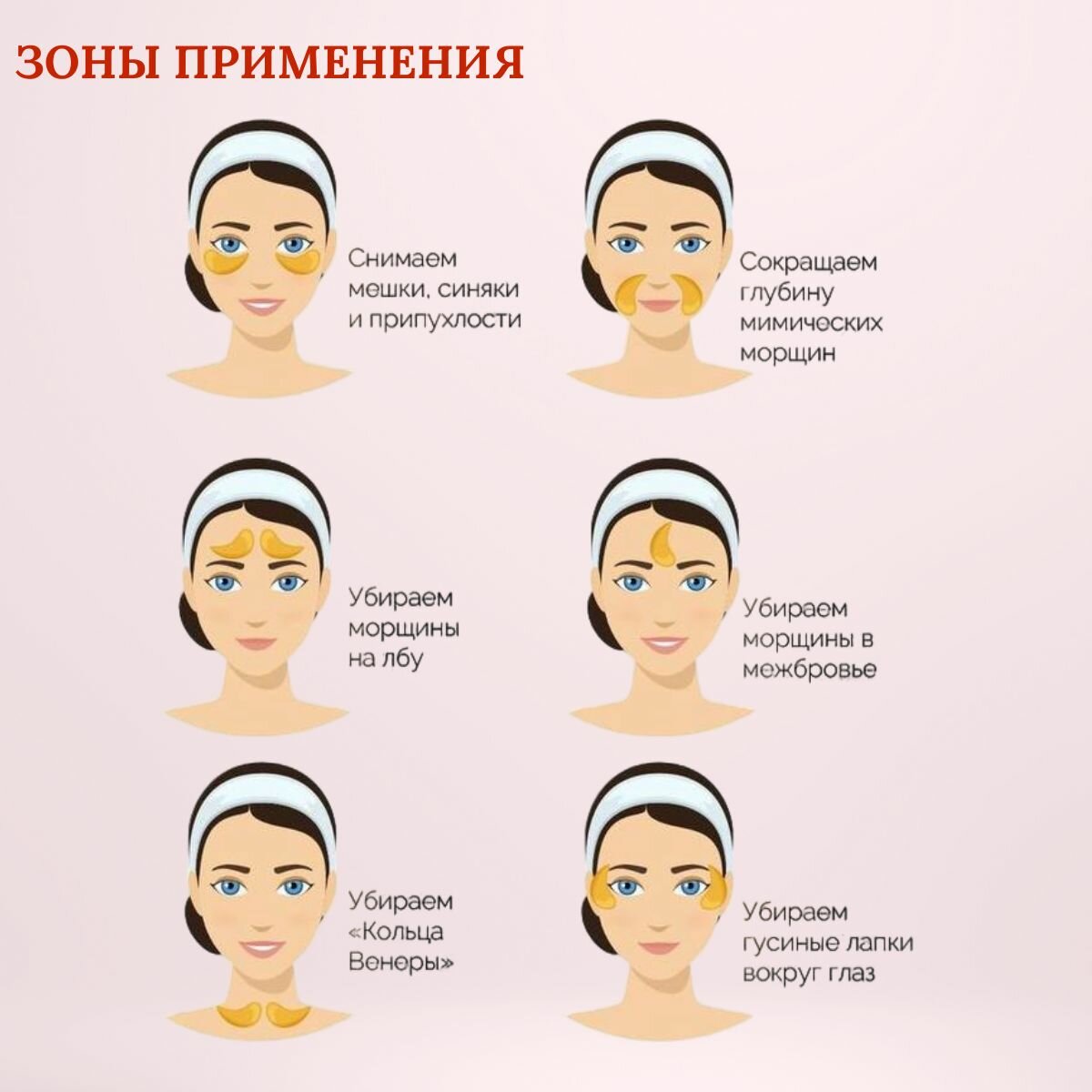 Космецевтика Гидрогелевые патчи для глаз Collagen Hydrogel Tete Cosmeceutical, 60 штук