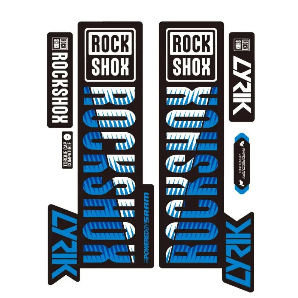 Наклейка на вилку Rock Shox SID для велосипеда